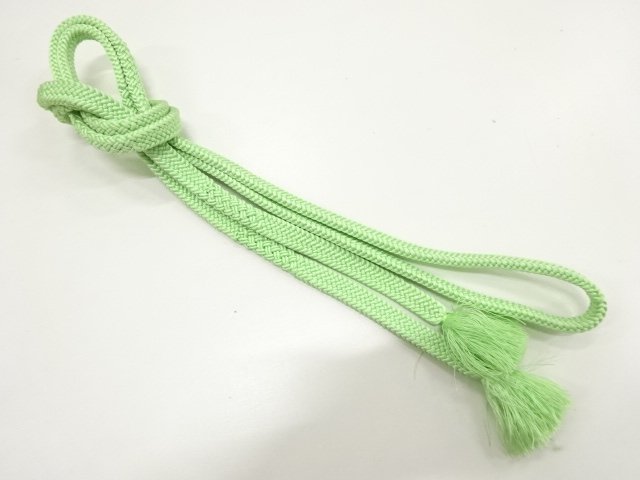JAPANESE KIMONO / HANDTIED OBIJIME CORD 